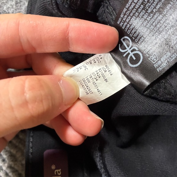 Gloria Vanderbilt Amanda Womens Jeans Size 16W Black Straight Leg High Rise - Picture 6 of 11